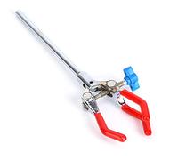 NDNCZDHC Support de laboratoire de réglage, diamètre 3,1 x 6,1 pouces, tige L en alliage de zinc, extension à trois broches, support à pince pour flacon pour la chimie