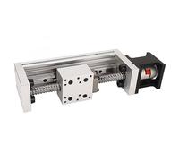 NDNCZDHC Table coulissante à vis à billes à course de 3,94 pouces, vitesse maximale 800 mm/s, table de coulisse à rail de guidage linéaire, charge horizontale 88,2 lb