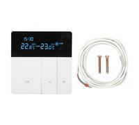 NDNCZDHC Thermostat programmable AC 90-240 V, thermostat intelligent avec écran LCD ABS de 0 à 50 ℃ pour le sol de la maison (WIFI)
