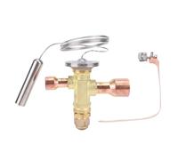 NDNCZDHC Thermostatic Expansion Valve Support for R22 / R407C / R404A / R507 / R134a / R410A System 5/8in ODF Inlet 7/8in ODF Outlet HVAC Heat Pump Air Conditioning