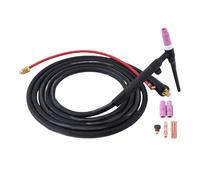 NDNCZDHC TIG Welding Torch WP-17V Argon TIG Torch with 16.4FT Air Hose and 35-50mm² Connector Fit for ARC200 MIG200 MIG250 ARC205 Pro MIG205 Pro