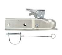 NDNCZDHC Trailer Tongue Coupler 2in Ball Head 63mm Channel Width 3500lbs Load Capacity Rust Proof for Caravan RV