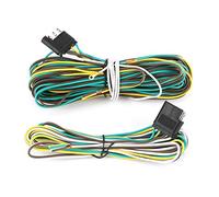 NDNCZDHC Trailer Wiring Harness Extension Kit 36FT 8.5+2.4m 4 Wire 4-Flat 4 Pin with Male Female Plug