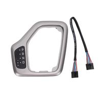 NDNCZDHC Transmission Shifter Bezel with Harness 5YD27LS5AA Center Gear Shifter Bezel Trim Panel Replacement for Cherokee 2014-2018 (Gold)