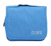 NDNCZDHC Trousse De Maquillage De Voyage Trousse De Maquillage De Grande Capacité avec Compartiments Trousse De Toilette Portable pour Femmes Voyageant(Bleu Ciel)