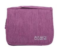 NDNCZDHC Trousse De Maquillage De Voyage Trousse De Maquillage De Grande Capacité avec Compartiments Trousse De Toilette Portable pour Femmes Voyageant(Violet)