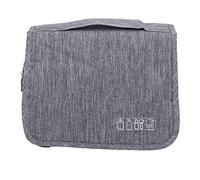 NDNCZDHC Trousse De Maquillage De Voyage Trousse De Maquillage De Grande Capacité avec Compartiments Trousse De Toilette Portable pour Femmes Voyageant(Gris)