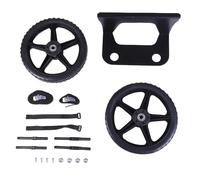 NDNCZDHC Universal Cooler Wheel Kit 15.5-17.5in Heavy Duty All Terrain Wheels with Ratchet Lock Height Adjustable Cart Base for Ice Chest Sand Camping Beach