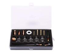NDNCZDHC Welding Torch Accessories Kit Glass Cup Nozzle Consumables for WP-17/18/26 Argon Gun