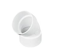 NDS 3p03 7,6 cm Égouts Coude d'évacuation, 45, en PVC