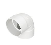 NDS 6p02 PVC Coude de 90 ° solvant Weld Fixation, 15,2 cm, Blanc