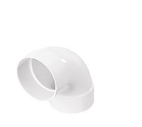 NDS Coude 90 degrés en PVC 41P0 - Long tour - Hub par connexion - 10,2 cm - Blanc