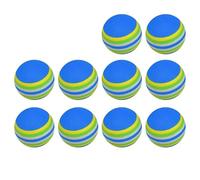 NDSJAIE Balles D'entraînement De Golf 10x balles en Mousse d'entraînement de Swing Golf, éponge Arc-en-Ciel for Pratique Salle, Accessoire d'aide à l'entraînement Souple et Flexible(Blue-10pcs)