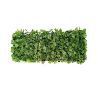NDSJAIE Brise Vue de Jardin Clôture de confidentialité Extensible, Plantes artificielles, écran décoratif, Garde-Corps avec Feuilles d'érable en Bois pour Balcon(40cm)