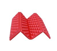 NDSJAIE Coussin de siège Pliable Coussin Pliant Portable d'extérieur, Mini Coussin de Camping étanche et résistant à l'humidité pour Voyage Randonnée(Red)