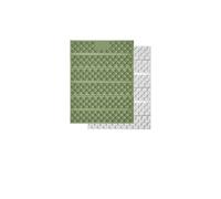 NDSJAIE Coussin de siège Pliable Tapis de nid d'œuf Pliable ultraléger, Coussin siège, Mini Portable, Film en Aluminium, étanche à l'humidité pour Voyage Randonnée(Green)