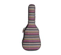 NDSJAIE Housse de Guitare Universelle Étui for Guitare électrique 40/41 Pouces, Style Tricot Ethnique Classique, Sac à Dos intérieur épais et étanche(Color 01)