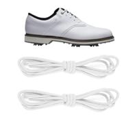 NDTEZUGT 2.5mm Lacets Golf pour FootJoy, Lacets Fins Ronds Blanc 28"