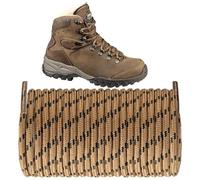 NDTEZUGT Ø4mm Lacets Ronds Indéchirables pour Meindl, Long Fin pour Chaussures de Randonnée et Bottes Bateaux Chukka (Kaki,120cm)