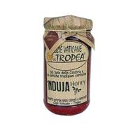 Nduja di Spilinga Honey au miel 180g | Salami Tartinable Épicé Italien | Pâte de Saucisse Artisanale Calabraise - Délicatesse Gastronomique Authentiquement par Delizie Vaticane di Tropea