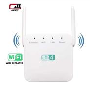 NDUP Amplificateur d'étendue WiFi, Répéteur de routeur 300Mbps Booster, Amplificateur de signal Internet Dual Band