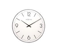 NE-3157WI Horloge murale Dia. 35 cm, globe terrestre, blanc, 'Basic Dome'