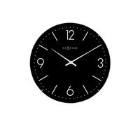 NE-3157ZW Horloge murale Dia. 35 cm, globe terrestre, noir, 'Basic Dome'