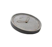 NE-3197GS Horloge murale Dia. 35 cm, polyrésine, gris