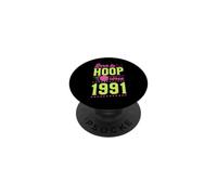 Né au Cerceau Depuis 1991, année de Naissance, thème du Basket-Ball PopSockets PopGrip Adhésif