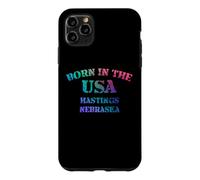 Né aux États-Unis Hastings Nebraska - Look Vieilli Coque pour iPhone 11 Pro Max