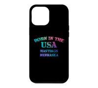 Né aux États-Unis Hastings Nebraska - Look Vieilli Coque pour iPhone 12 Pro Max