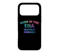 Né aux États-Unis Hastings Nebraska - Look Vieilli Coque pour iPhone 17 Pro Max
