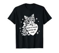 Ne baisez Pas avec Mon cœur de Chat T-Shirt