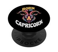 Né Capricorne Signe Astrologique Signe Astrologique Disant la Bonne Aventure PopSockets PopGrip Adhésif