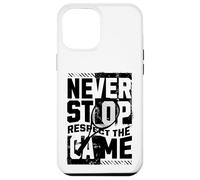 Ne cessez jamais de respecter le design du jeu de tennis Coque pour iPhone 12 Pro Max