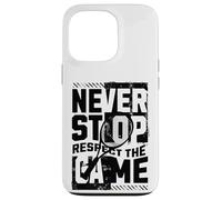 Ne cessez jamais de respecter le design du jeu de tennis Coque pour iPhone 13 Pro