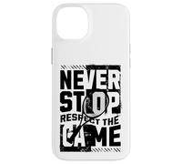 Ne cessez jamais de respecter le design du jeu de tennis Coque pour iPhone 14 Plus