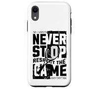 Ne cessez jamais de respecter le design du jeu de tennis Coque pour iPhone XR