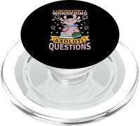 Ne cessez jamais de Vous Poser des Questions sur Axolotl PopSockets PopGrip pour MagSafe