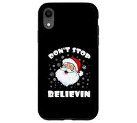 Ne cessez Pas de Croire au Père Noël drôle pour garçons, Enfants et Filles Coque pour iPhone XR
