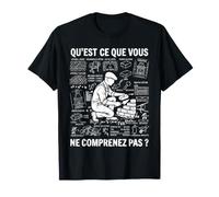 ne comprenez Maçon Maçonnerie Construction Travaux Public T-Shirt