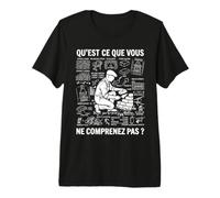 ne comprenez Maçon Maçonnerie Construction Travaux Public T-Shirt Haut de Gamme