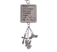 Ne conduisez jamais plus vite que votre ange gardien ne peut voler Charm de voiture