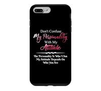 Ne confondez Pas ma personnalité avec My Attitude Sarcastic Coque pour iPhone 7 Plus/8 Plus