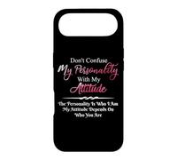 Ne confondez Pas ma personnalité avec My Attitude Sarcastic Coque pour iPhone Air