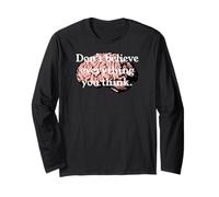 Ne Croyez Pas Tout ce Que Vous Pensez Couleur Cerveau Manche Longue