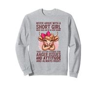 Ne discutez jamais avec Une Petite Fille Qui a Un A dans Son nom, C'est drôle Sweatshirt