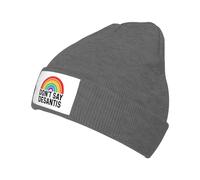 Ne Dites Pas Que Desantis Rainbow Est Gay Unisexe Bonnets De Ski Chaud Bonnets Tricoté Doux Bonnet d'hiver pour Ski Quotidien Patinage