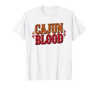 Né du Bayou Sang Cajun Natif Louisiane Fierté Identité T-Shirt
