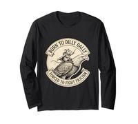 Né d'une Fille de Dilly Dally contrainte de Combattre Le fascisme Manche Longue